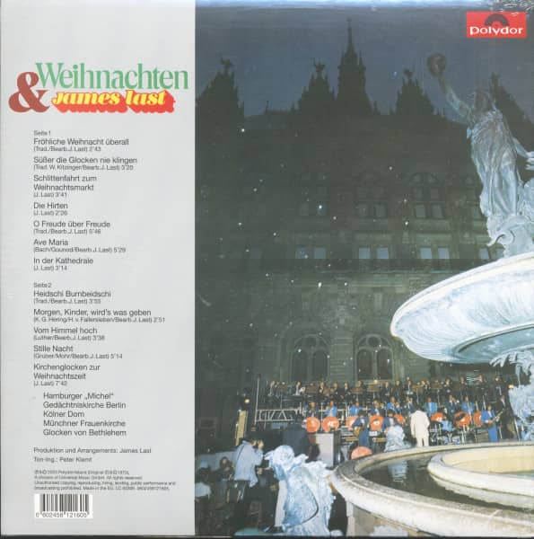 Weihnachten & James Last (180g) (Limited Edition) (Red Vinyl) (LP)