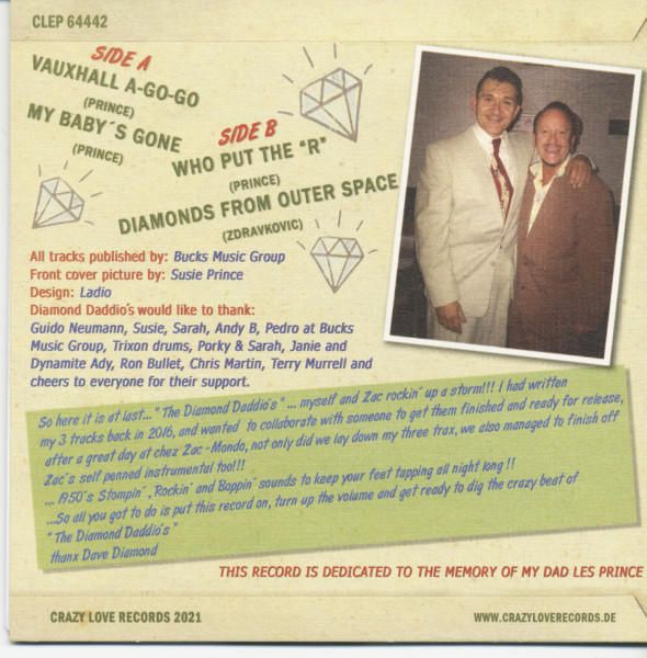 Vauxhall A-Go-Go (7inch, EP, 45rpm, SC, PS)