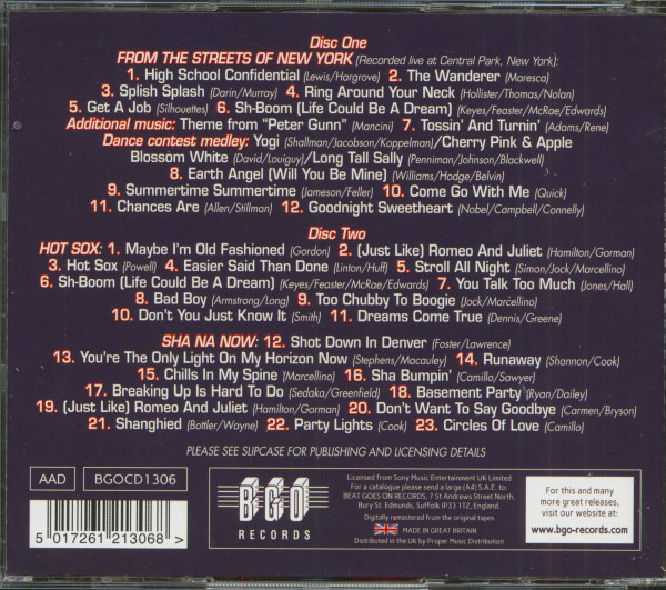 From The Streets Of New York - Hot Sox - Sha Na Now (2-CD)