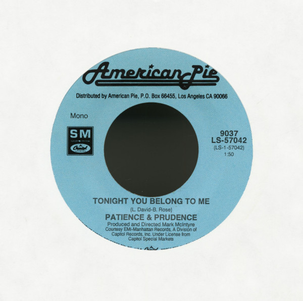 Tonight You Belong To Me - Delta Dawn (7inch, 45rpm)