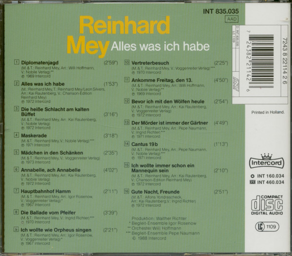 Alles was ich habe - Die 16 großen Chansons