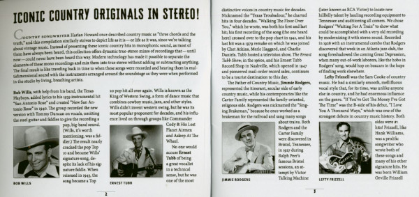 Iconic Country Originals In Stereo (CD)