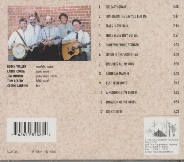 The Earthquake - Bluegrass from California (CD)