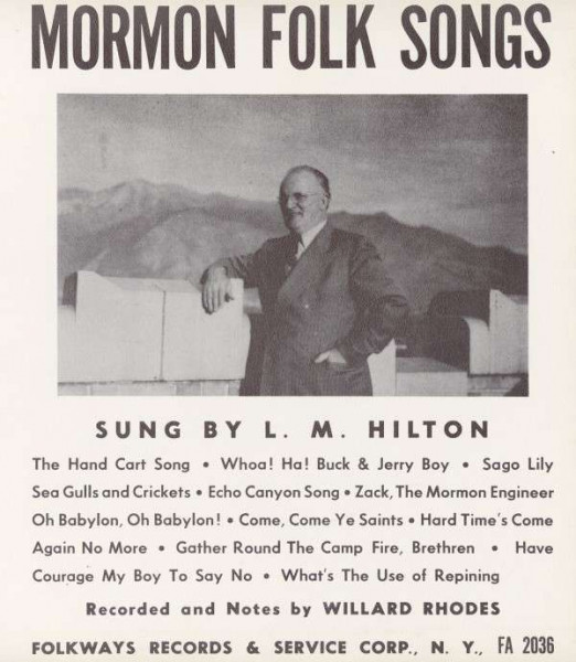 Mormon Folk Songs Mormon Folk Songs