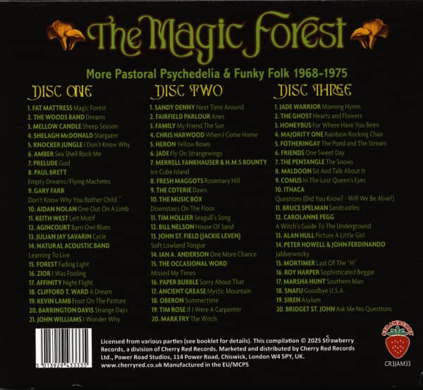 The Magic Forest - Pastoral Psychedelia & Funky Folk 1968-1975 (3-CD Box)