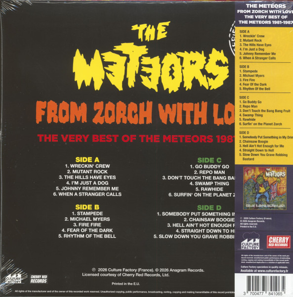 From Zorch With Love - The Very Best Of The Meteors 1981-1997 (2-LP, colored Vinyl)