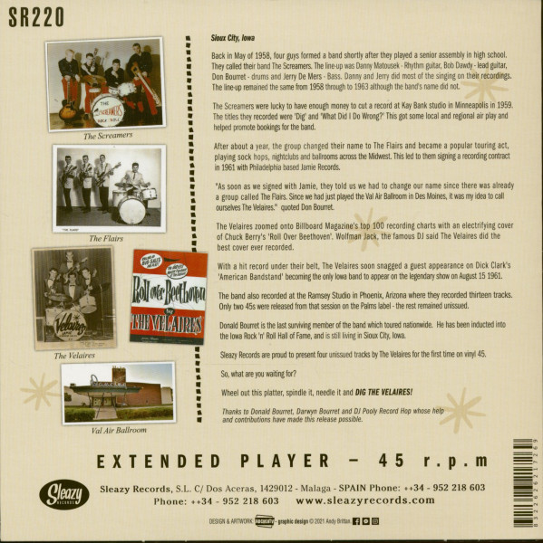 The Velaires (7inch, EP 45rpm)