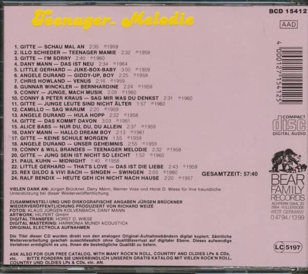 Teenager Melodie