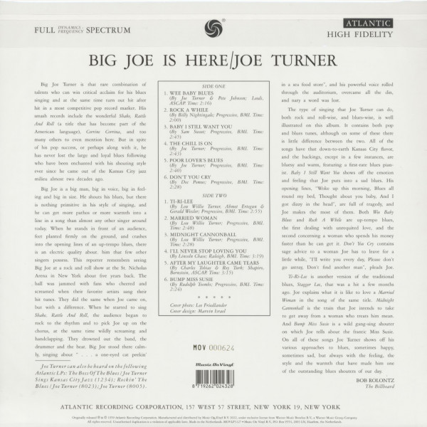 Big Joe Is Here (LP, 180g colored Vinyl, Ltd.)