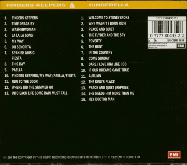 Finders Keepers - Cinderella - CD-Collection Vol.7 (2-CD)