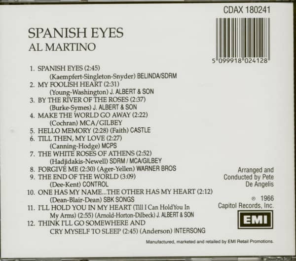 Spanish Eyes (CD)