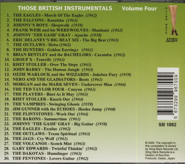 Those British Instrumentals Vol.4 (CD)