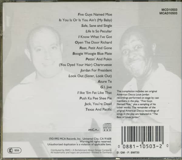 Five Guys Named Moe Vol.2 (CD)