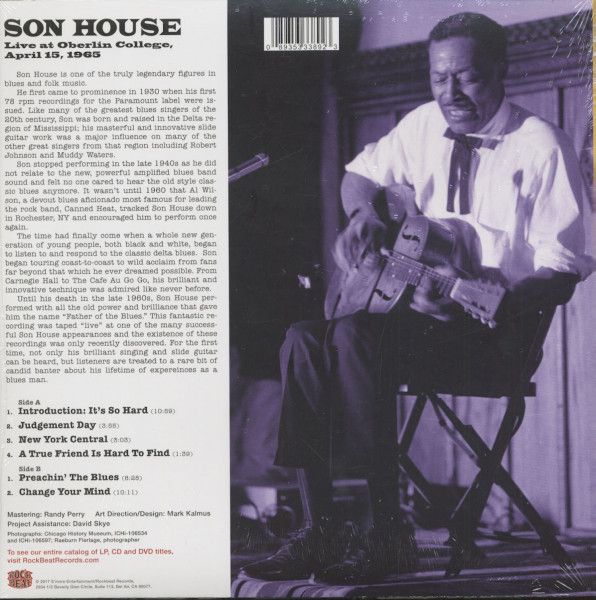 Live At Oberlin College, April 15, 1965 (LP)