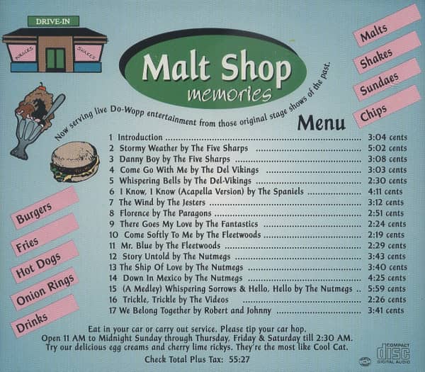 Malt Shop Memories - Doo Wop Live (CD)