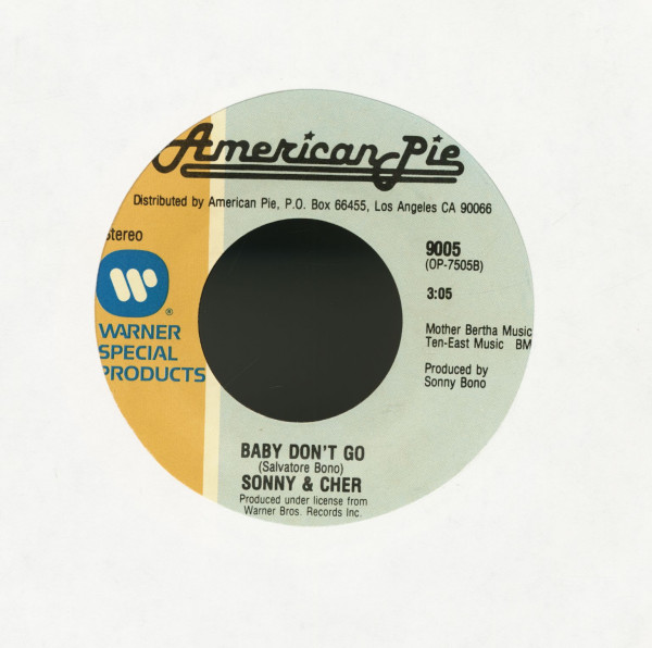 Johnny Get Angry - Baby Don't Go (7inch, 45rpm)