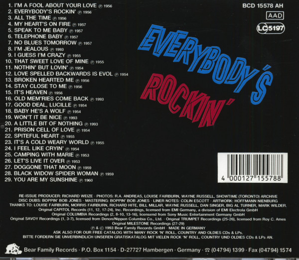 Everybody's Rockin' (CD)