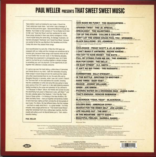 Paul Weller Presents That Sweet Sweet Music (2-LP, colored Vinyl)
