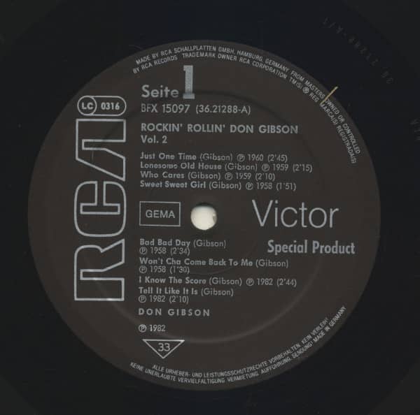 Rockin' Rollin' Gibson - Vol. 2 (LP)
