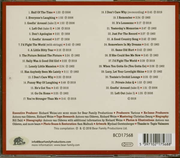Sally Was A Good Old Girl (CD)