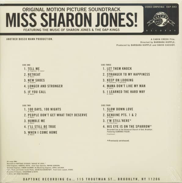 Miss Sharon Jones! - Original Motion Picture Soundtrack (2-LP)