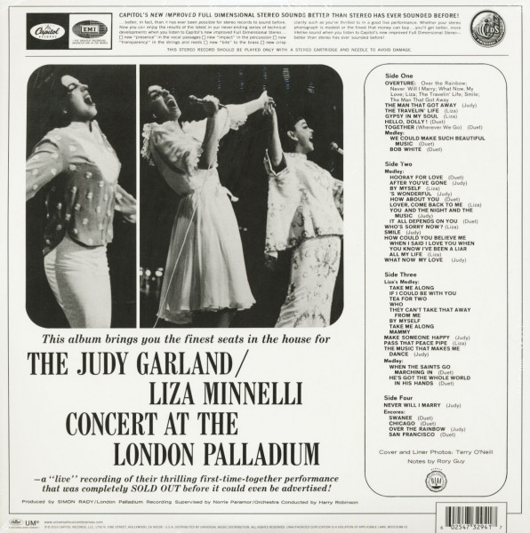 Judy Garland & Liza Minelli - Live At The London Paladium (2-LP, 180g Vinyl)