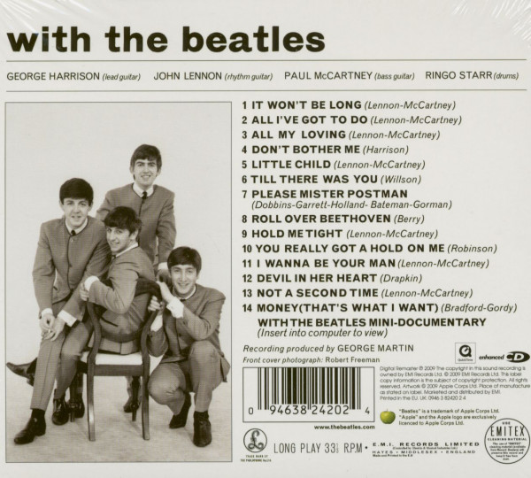 With The Beatles, incl. Minidocumentary (CD)
