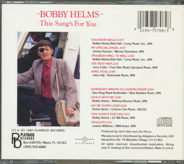 This Song's For You (CD)