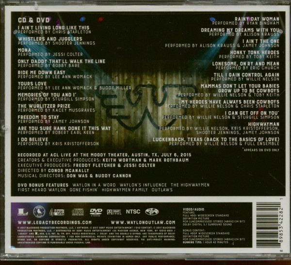 Outlaw: Celebrating The Music Of Waylon Jennings (CD+DVD)