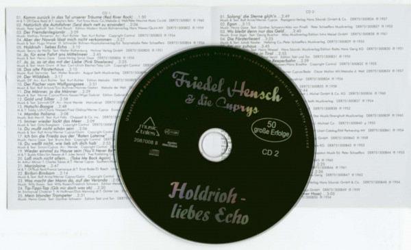 Holdrioh - liebes Echo - 50 große Erfolge (2-CD)