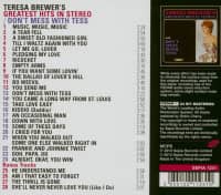 Preview: Teresa Brewer's Greatest Hits In Stereo And Don't Mess With Tess (CD) Preview: Teresa Brewer's Greatest Hits In Stereo And Don't Mess With Tess (CD)