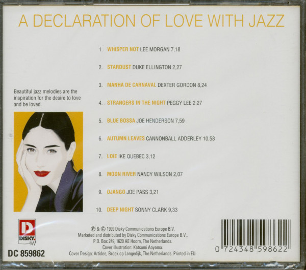 A Declaration Of Love With Jazz (CD)