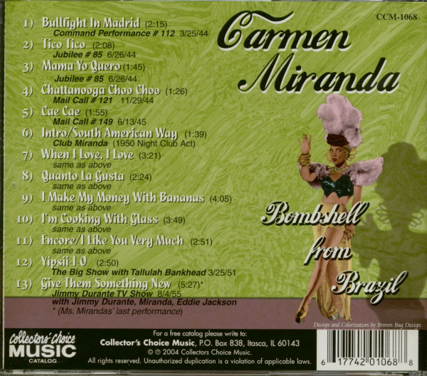 Bombshell From Brazil (CD)
