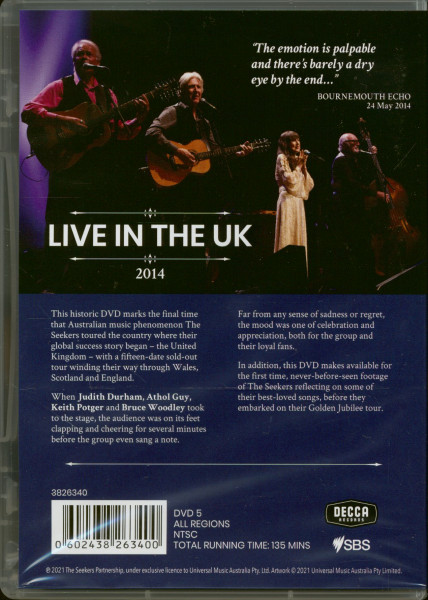 Live In The UK 2014 (DVD)