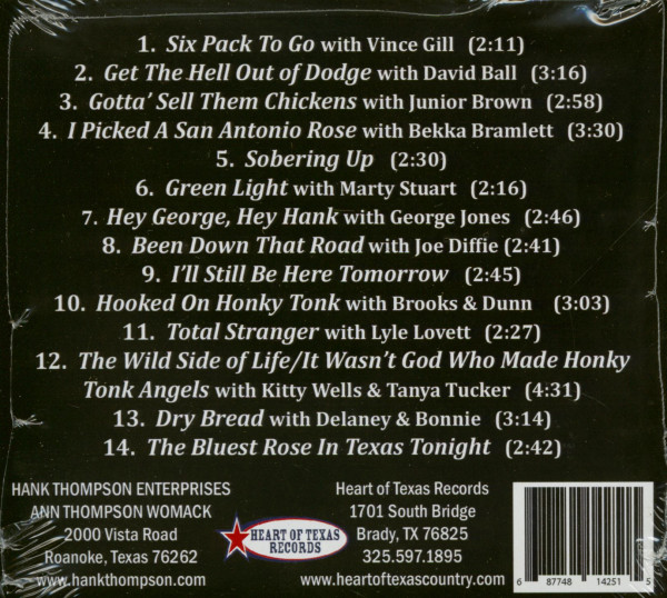 Hank Thompson & Friends (CD)