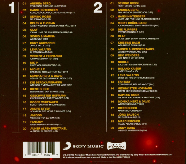 Schlager Jul 2013 - 40 Weihnachtsklassiker (2-CD)