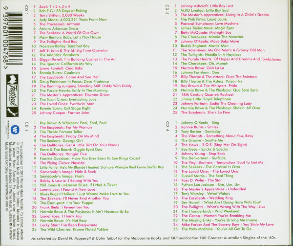 100 Greatest Australian Singles Of the 60s (4-CD)