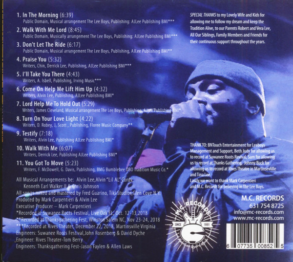 Live On The East Coast (CD)