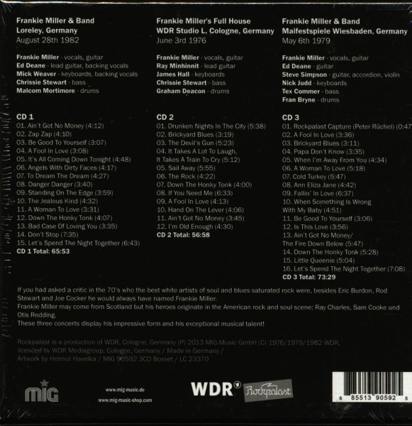 Live At Rockpalast (3-CD)