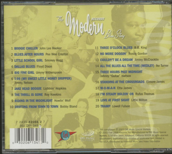 The Modern Records Blues Story (CD)