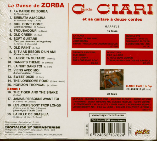 La Danse de Zorba (CD)