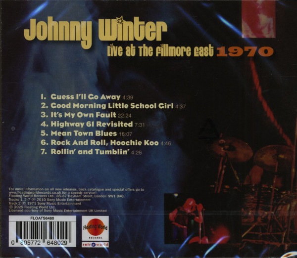 Live At The Fillmore East 1970 (CD)