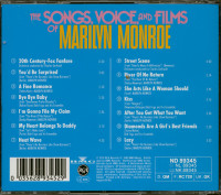 Preview: The Songs, Voice And Films Of Marilyn Monroe (CD) Preview: The Songs, Voice And Films Of Marilyn Monroe (CD)