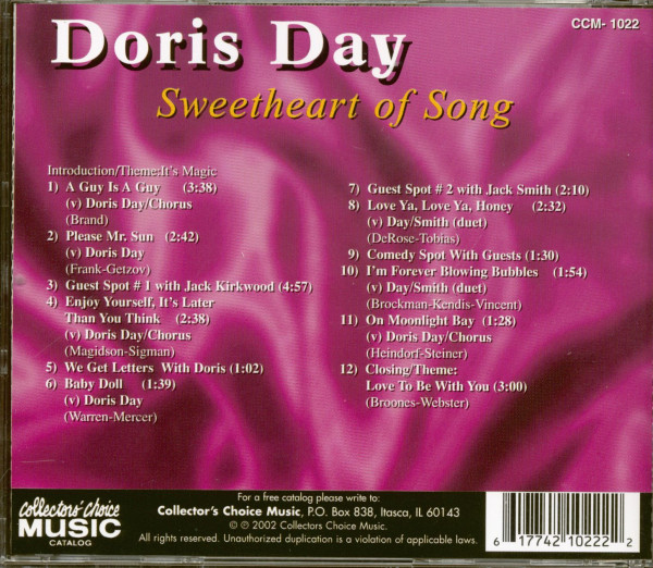 Sweetheart Of Song (CD)