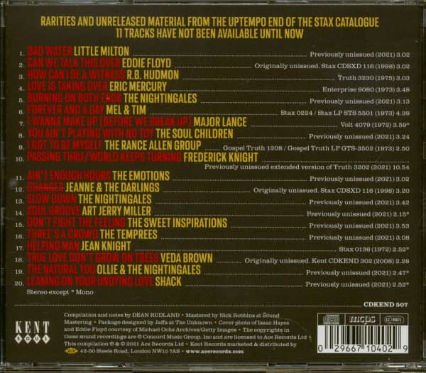 Can I Be A Witness - Stax Southern Groove (CD)