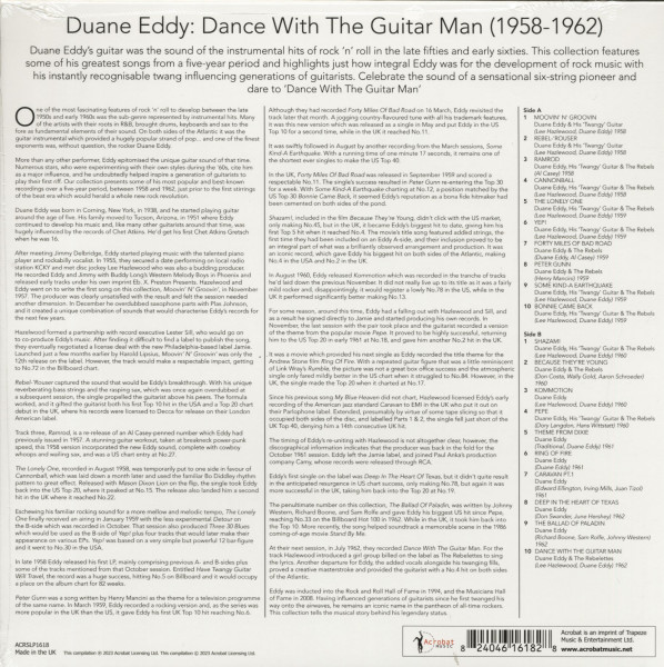 Dance With The Guitar Man - The Greatest Hits 1958 to 1962 (LP)