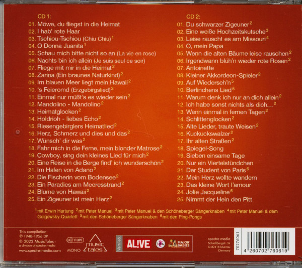 Alte Lieder, traute Weisen - Schlager-Raritäten - 50 große Erfolge (2-CD)