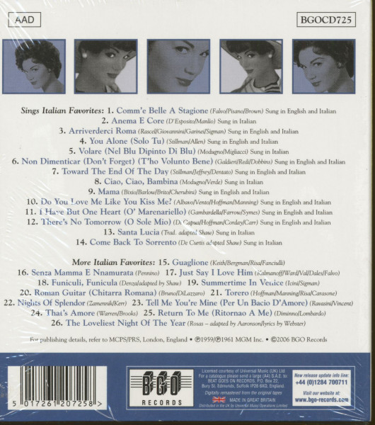 Sings Italian Favorites - More Italian Favorites (CD)