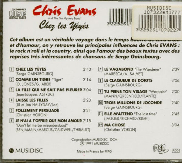Chez les Yeyes (CD)