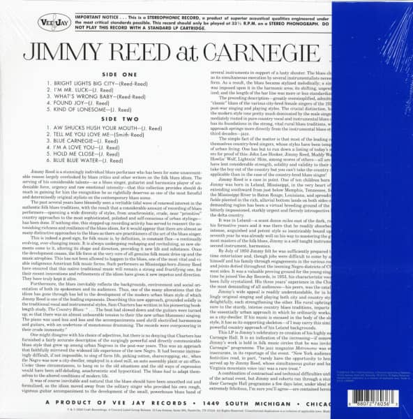 Jimmy Reed At Carnegie Hall (LP)